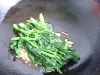 鸡蛋菠菜脯的做法步骤：2