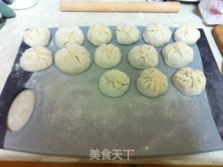 菜肉包的做法步骤：2