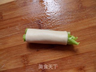 铁板豆皮卷的做法步骤：4