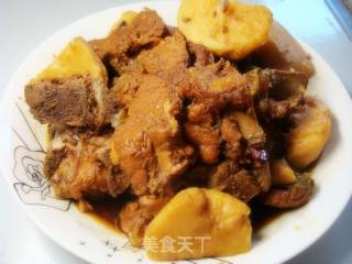 健康无油——芋香红烧排骨的做法步骤：4