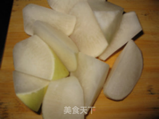 萝卜炖羊肉的做法步骤：2