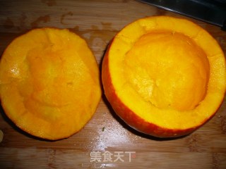 南瓜蒸排骨的做法步骤：2