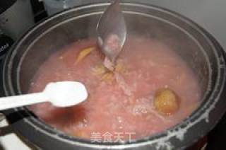 月子餐--糯米鸡蛋海鲜粥的做法步骤：2