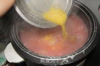 月子餐--糯米鸡蛋海鲜粥的做法步骤：2