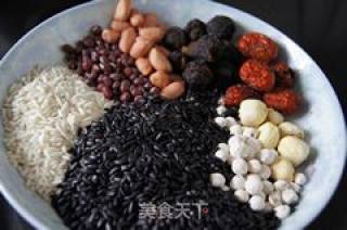 黑米八宝粥的做法步骤：2