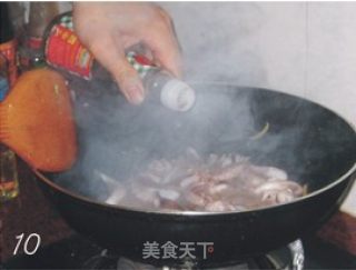荷兰豆炒八爪鱼的做法步骤：3