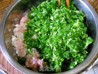 酥皮荠菜馅饼的做法步骤：2