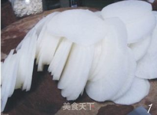 脆脆的酱腌白萝卜的做法步骤：3