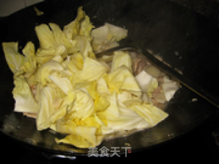 山药包菜的做法步骤：2