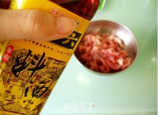 肉丝炒酸菜粉的做法步骤：2