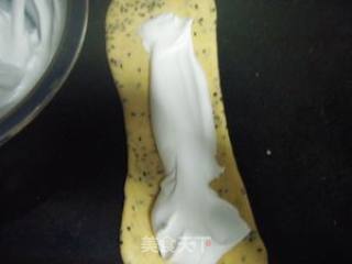 鲜奶油黑芝麻吐司的做法步骤：4