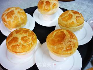 酥皮海鲜盅的做法步骤：2