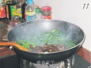 芥蓝炒腊肠的做法步骤：3