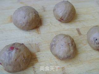 可可蔓越莓面包的做法步骤：4