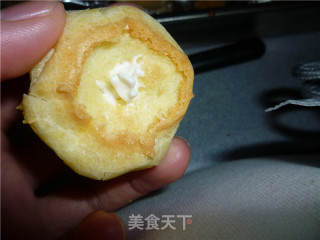 原味奶油泡芙的做法步骤：4