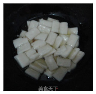 桂花糖炒年糕的做法步骤：2