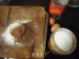 可可戚风牛肉面包--蛋糕和面包的结合的做法步骤：3