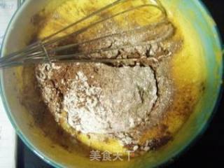 可可戚风牛肉面包--蛋糕和面包的结合的做法步骤：3