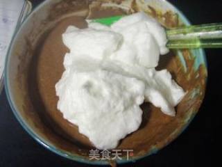 可可戚风牛肉面包--蛋糕和面包的结合的做法步骤：3