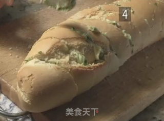 蒜香面包的做法步骤：2