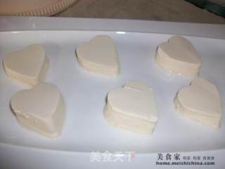 爱的涟漪心心相印@@为LG做的豆腐心形的痕迹的做法步骤：5