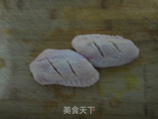 蜜汁烤翅的做法步骤：2