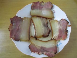 蒜香腊肉的做法步骤：3