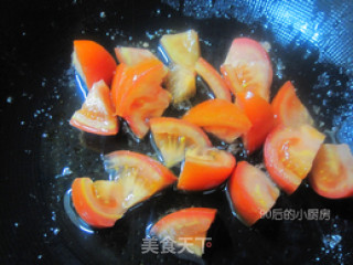 【黑椒茄汁猪肝】的做法步骤：2