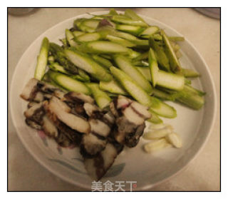 腊味芦笋的做法步骤：2