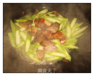 腊味芦笋的做法步骤：2