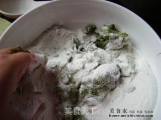 蒿子粑粑的做法步骤：3