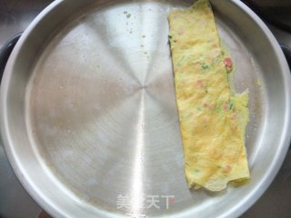 鸡蛋千层卷的做法步骤：2