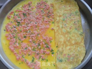 鸡蛋千层卷的做法步骤：2