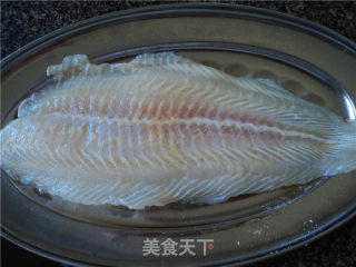 甜酸薄荷龙利鱼的做法步骤：2
