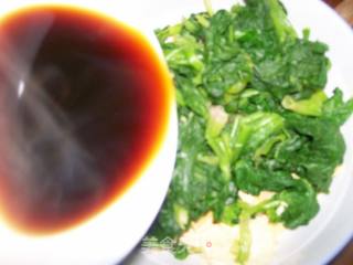 菠菜拌腐竹的做法步骤：2