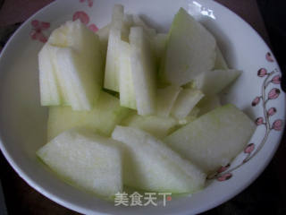 火腿蒸冬瓜的做法步骤：2