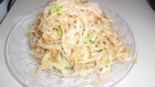 素炒饼的做法步骤：2
