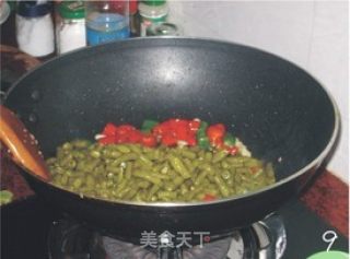 肉末酸豆角的做法步骤：3