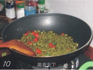 肉末酸豆角的做法步骤：3