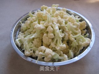 奶爸菜花红玉汤的做法步骤：2
