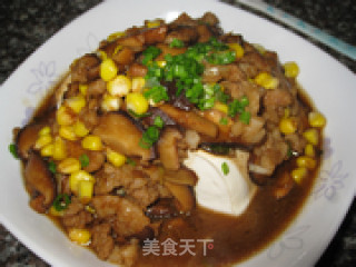 香菇酱扒豆腐的做法步骤：2