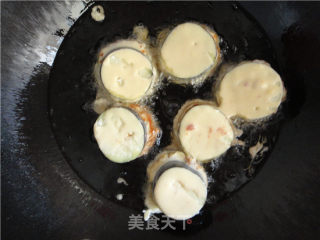 鱼香小茄盒的做法步骤：2