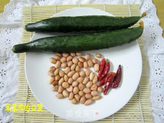 花生碎拌黄瓜豆腐的做法步骤：2