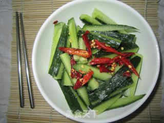花生碎拌黄瓜豆腐的做法步骤：2