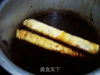 熏卤千张的做法步骤：4