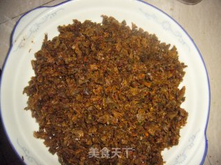 香菇咸菜酱的做法步骤：2