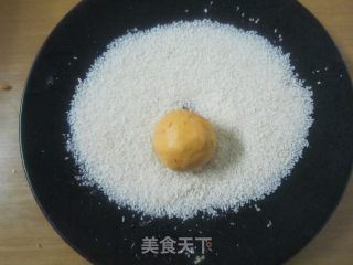 桂花南瓜饼的做法步骤：2