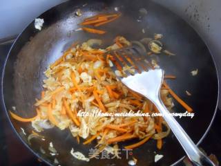 素炒饼丝的做法步骤：2