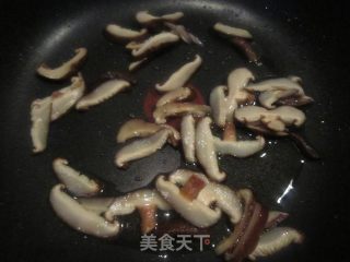 香菇菜芯的做法步骤：2