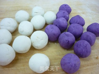 西米珍珠圆子的做法步骤：2